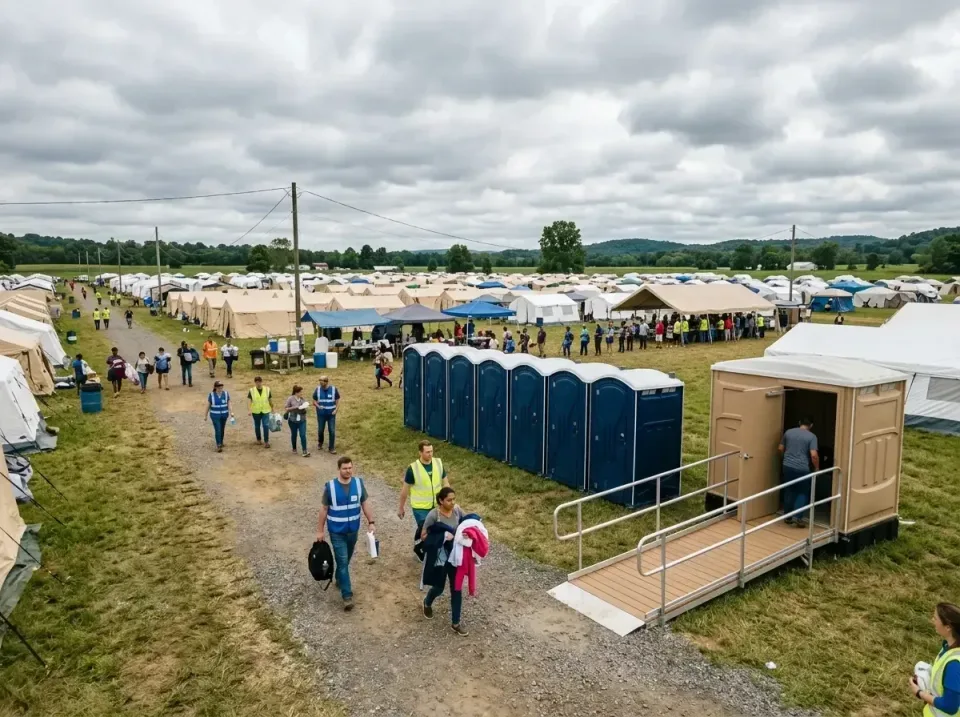 disaster-relief-camp-restrooms-010 — frequently asked questions, Dumpster & Portable Bathrooms Rental in Centerville, MN